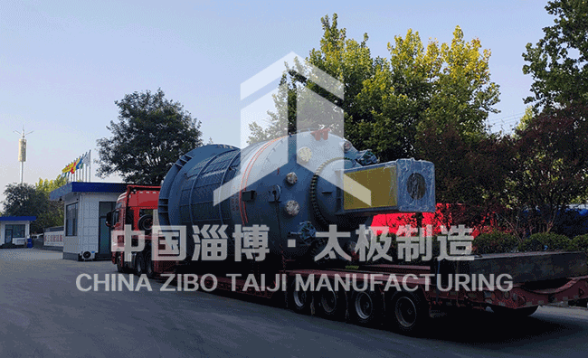 高品質(zhì)6萬(wàn)升非標(biāo)搪玻璃反應(yīng)釜中國(guó)淄博太極制造